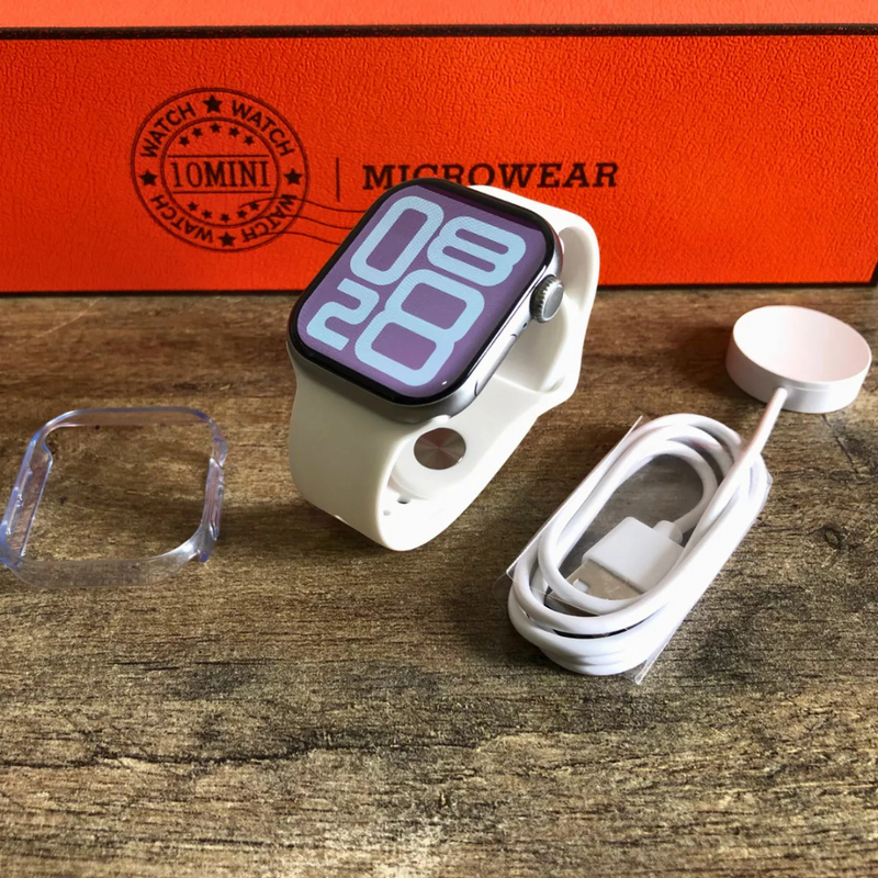 Smartwatch W10 Mini 42mm - Tela AMOLED + Capinha Protetora