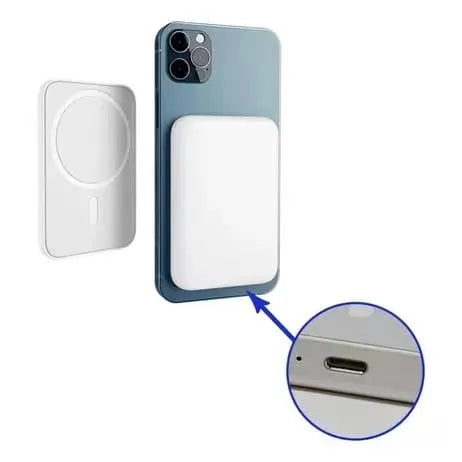 Carregador MagSafe Portátil Sem Fio com Indução