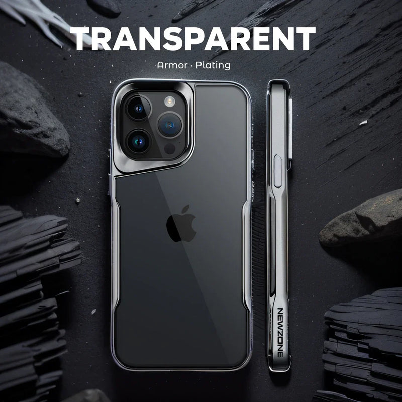 Capa Transparente iphone com Moldura (com MagSafe)