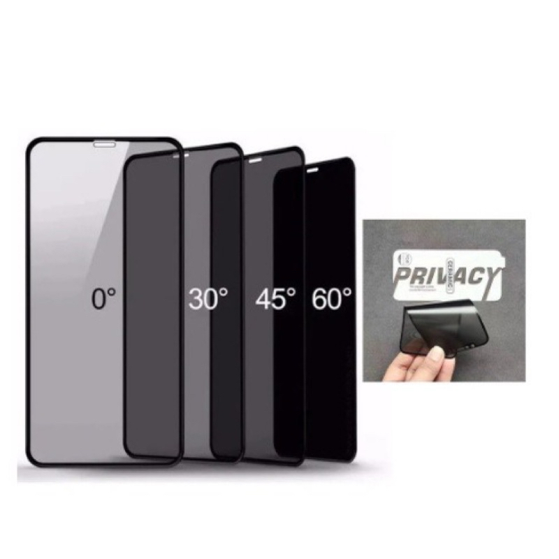 Película Privacidade Fosca Cerâmica 9D Hidrogel Todos os modelos iPhone 6 7 8 X XR 11 12 13 14 iPhone15 16 17 Pro promax
